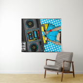 Pop art wandteppich (Beispiel (Horizontal))