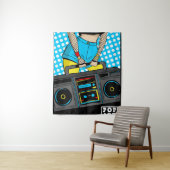 Pop art wandteppich (Beispiel)