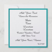 Pop Art Wedding Jitterbug Einladung (Rückseite)