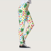 Pop Art Weihnachten Leggings (Rechts)