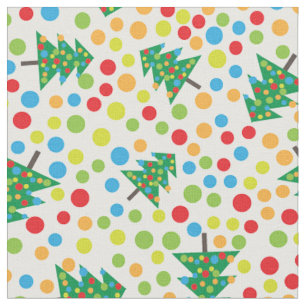 Pop Art Weihnachtsbaum Stoff