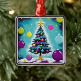 Pop Art Weihnachtslieder wie Farbige Ornamente