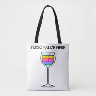 POP ART WEIN TASCHE