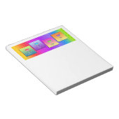 Pop Art WINE NOTEPAD Notizblock (angewinkelt)