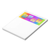 Pop Art WINE NOTEPAD Notizblock (Rotiert)