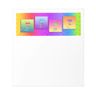 Pop Art WINE NOTEPAD Notizblock