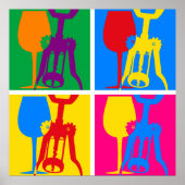 Pop Art Wine Poster (Vorne)