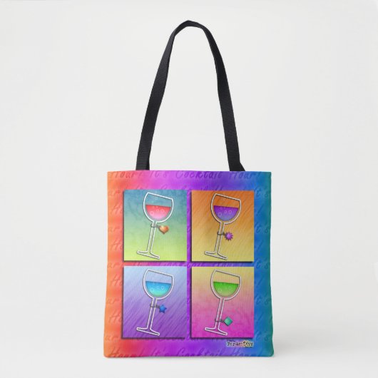 POP ART WINE TASCHE (Vorderseite)
