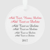 POP Art - Wir können es tun! Ornament (Rückseite)