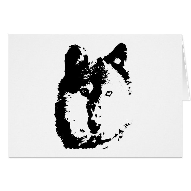 Pop Art Wolf (Vorderseite (Horizontal))