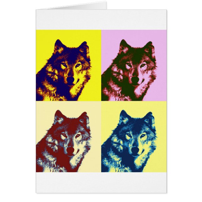 Pop Art Wolf (Vorne)