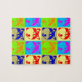 Pop Art Wolf Eyes Puzzle (Horizontal)