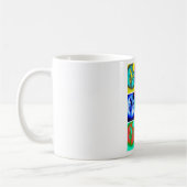 Pop Art Wolf Kaffeetasse (Links)