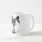 Pop Art Wolf Kaffeetasse (VorderseiteRechts)