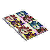Pop Art Wolf Notizblock (Rechte Seite)