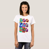 Pop Art Wolf T-Shirt (Vorne ganz)