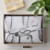 Pop Art Woman Cry Seidenpapier (Geschenk)