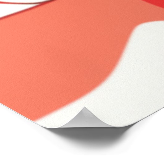 Pop Art Woman Portrait Geschenk Poster (Ecke)