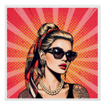Pop Art Woman – Retro Chic
