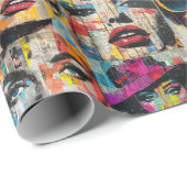 Pop Art Wrapping Paper Geschenkpapier (Rolleneckpunkt)