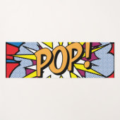 Pop Art Yoga Yogamatte (Vorderseite (Horizontal))