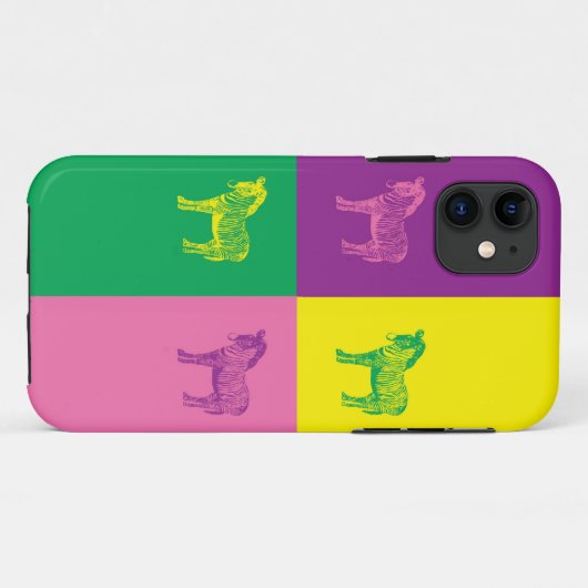 Pop Art Zebra Case-Mate iPhone Case (Rückseite (Horizontal))