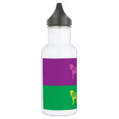 Pop Art Zebra Edelstahlflasche (Links)