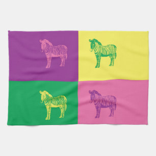 Pop Art Zebra Küchentuch