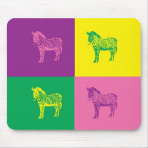 Pop Art Zebra Mousepad