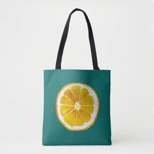 Pop Art Zitronenfrüchte Tasche (Vorderseite)