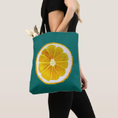 Pop Art Zitronenfrüchte Tasche (Von Nahem)