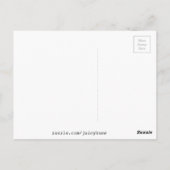 Pop Art Zitrusfrüchte Limone Früchte Original Aqua Postkarte (Rückseite)