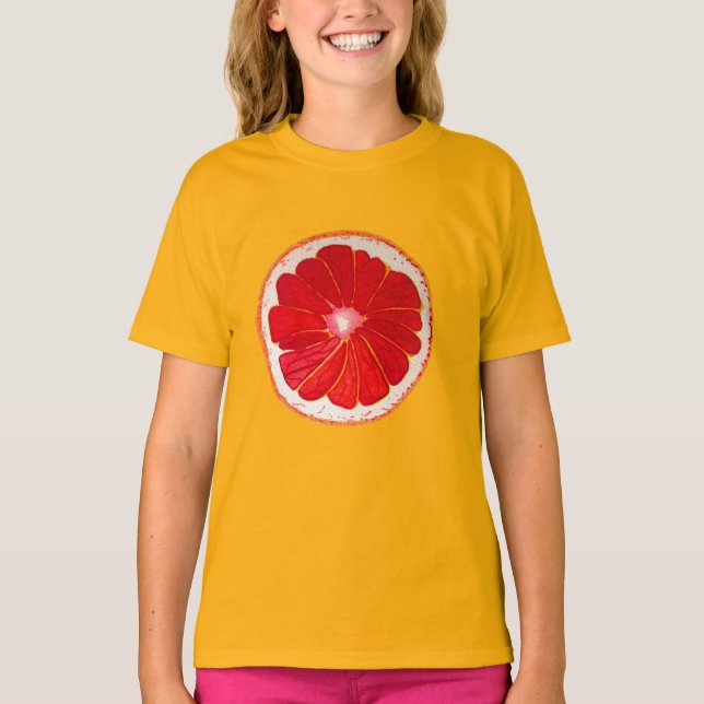 Pop Art Zitrusfrüchte T-Shirt (Vorderseite)