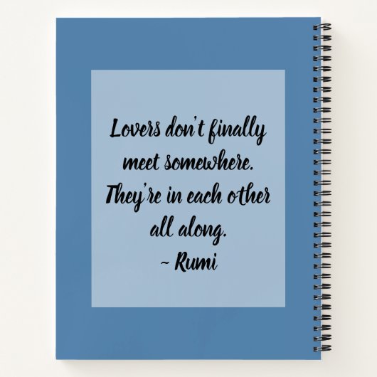 Pop Art | Zwei Frauen | Rumi Liebe Zitat Notizblock (Rückseite)