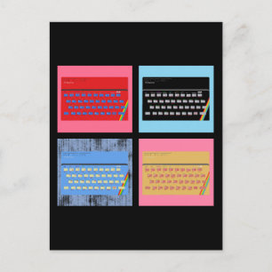 Pop Art ZX Spectrum Postkarte