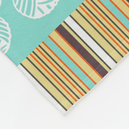 Pop-Artmuster - nähend Fleecedecke (Ecke)