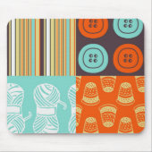 Pop-Artmuster - nähend Mousepad (Vorne)