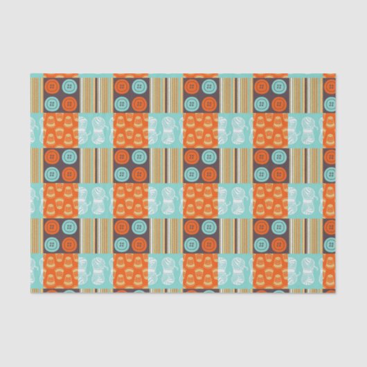 Pop-Artmuster - nähend Seidenpapier (Vorderseite)