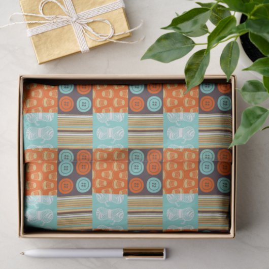 Pop-Artmuster - nähend Seidenpapier (Geschenk)