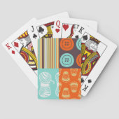 Pop-Artmuster - nähend Spielkarten (Rückseite)