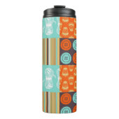 Pop-Artmuster - nähend Thermosbecher (Vorderseite)