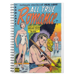 Pop Arts - Real Liebe - Romantische Vintage Comice Notizblock