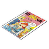 Pop Arts - Romance - Junge Lieben Mädchen - Anruf Notizblock (Linke Seite)