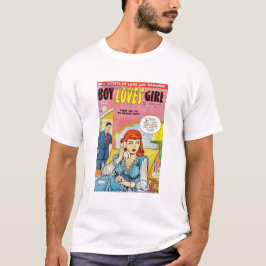 Pop Arts - Romance - Junge Lieben Mädchen - Anruf T-Shirt