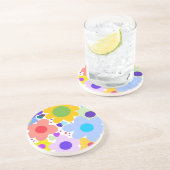 Pop auf Blume Sandstein Untersetzer (Seite)