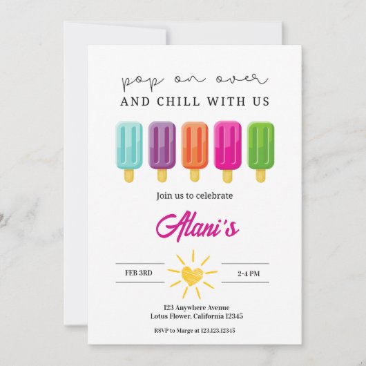 Pop auf einladung (Vorderseite)