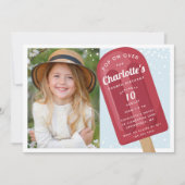 Pop auf | Popsimic Summer Kindergeburtstag Party Einladung (Vorderseite)