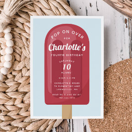 Pop auf | Popsimic Summer Kindergeburtstag Party Einladung