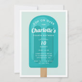 Pop auf | Popsimic Summer Kindergeburtstag Party Einladung (Vorderseite)