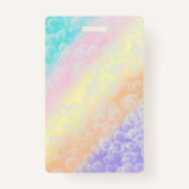 Pop auf über Blasen Kindergeburtstag Party laden Ausweis (Rückseite)